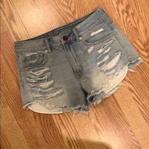 NEVER WORN DENIM SHORTS